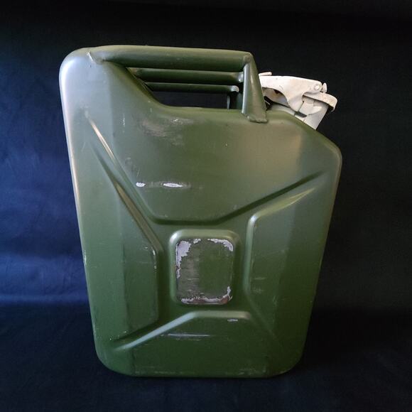Vintage 1991 Bund 20L 5 Gallon Military Green Jerry Liquid Can Tank by Bellino - Picture 7 of 11